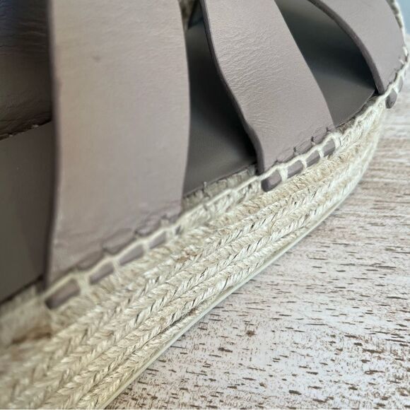 Vince Sabella Espadrille Wedge Sandal in Beige Size 10 NWOB - Picture 8 of 13